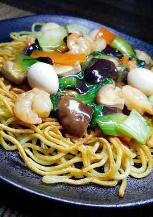 マジになって作った舞あんかけ焼きそば-レシピのメイン写真