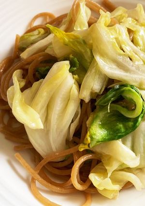 【全粒粉 キャベツのペペロンチーノ】-レシピのメイン写真
