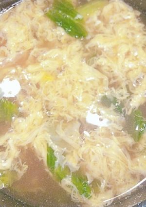 めっちゃ速い！時短♥レタスの卵スープ-レシピのメイン写真