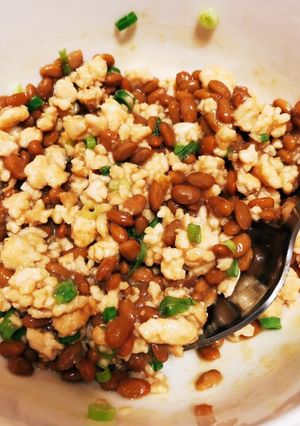 朝食に最適☆味噌アレンジのスタミナ納豆！-レシピのメイン写真