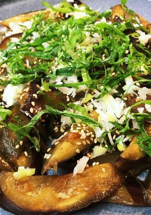 薬味と食べるなすの甘辛だし焼き-レシピのメイン写真
