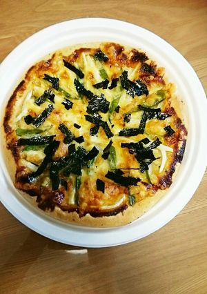 タケノコの柚子味噌ピザ-レシピのメイン写真