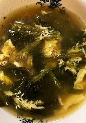 【減塩】ほうれん草のコンソメスープ-レシピのメイン写真