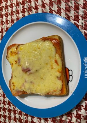 ピザ風の洋食朝ごはん-レシピのメイン写真