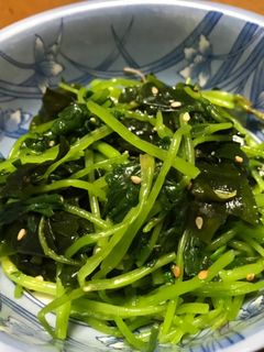 俺流!三つ葉とワカメのナムル-レシピのメイン写真