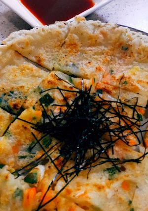 簡単で美味しいもっちりチヂミ-レシピのメイン写真