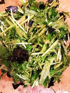 水菜のサラダ-レシピのメイン写真