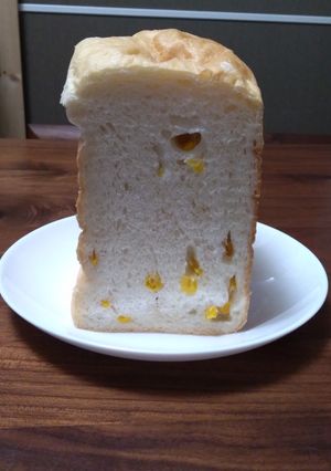 【HBで作る】コーン入り生食パン-レシピのメイン写真