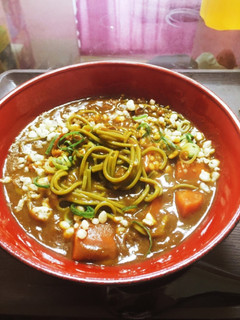 残ったカレーで カレー南蛮そば-レシピのメイン写真