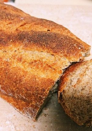 全粒粉100%でフワフワもちもちパン-レシピのメイン写真
