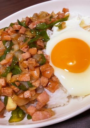 男料理　ウインナーand野菜のお手軽丼-レシピのメイン写真