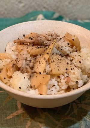 子供も大好き☆タケノコと豚肉の混ぜご飯-レシピのメイン写真