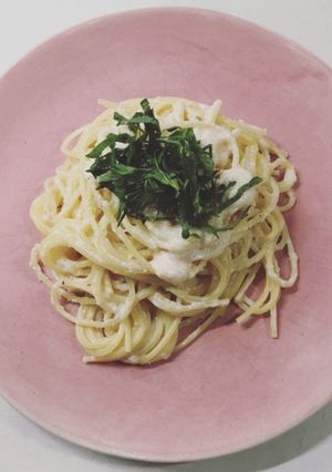 家にあるもので！明太子クリームパスタ-レシピのメイン写真
