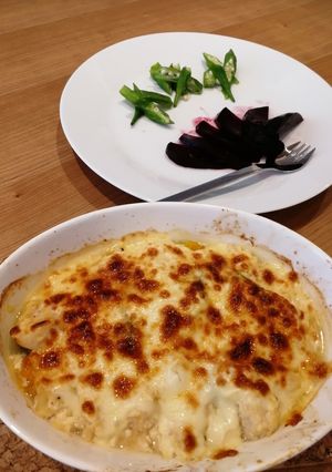 ささみとカボチャの豆腐グラタン-レシピのメイン写真