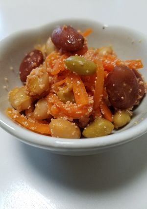 サラダ豆と明太子の和え物-レシピのメイン写真
