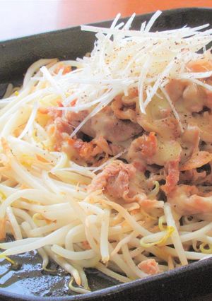 豚こま切れ肉ともやしのチーズ焼き-レシピのメイン写真