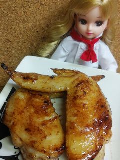 リカちゃん♡手羽先の梅酒蒸し塩焼き✤*゜-レシピのメイン写真