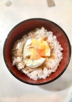 シンプル半熟卵のTKGごはん-レシピのメイン写真