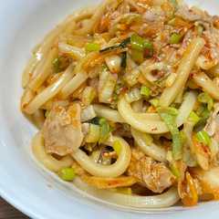 รูปของ 簡単電子レンジ×キムチうどん
