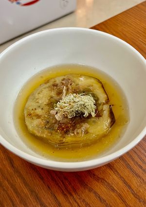 Simmered deep-fried eggplants: 米茄子の鴫炊き-レシピのメイン写真