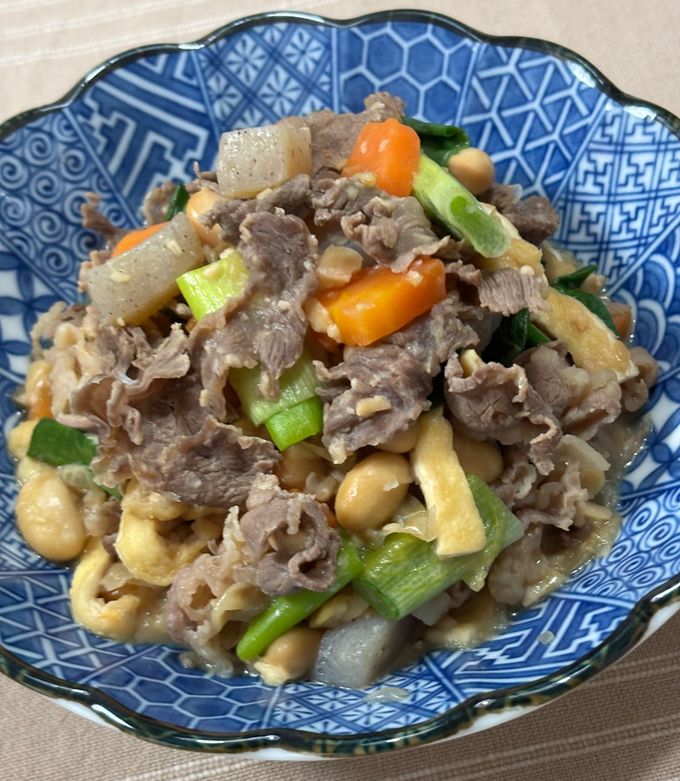 牛肉と蒸し大豆のうま煮♪-レシピのメイン写真