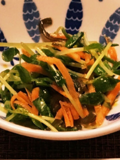 豆苗にんじんサラダ-レシピのメイン写真