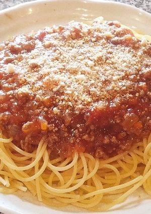 トマト缶で作るミートソース-レシピのメイン写真