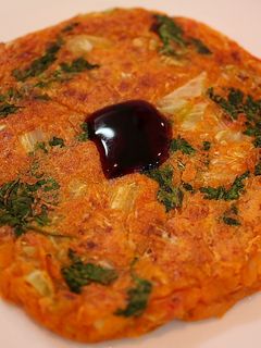 タイレッドカレーでカレーお好み焼き-レシピのメイン写真