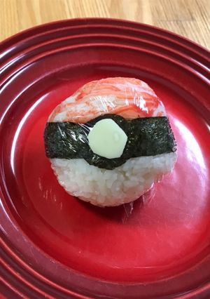 モンスターボールおにぎり-レシピのメイン写真
