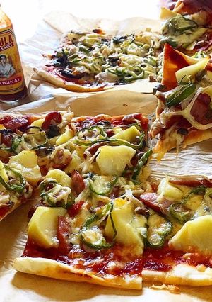 発酵なしですぐ焼ける！簡単ピザ生地-レシピのメイン写真
