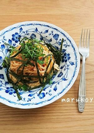 簡単 シンプルな明太子パスタ-レシピのメイン写真