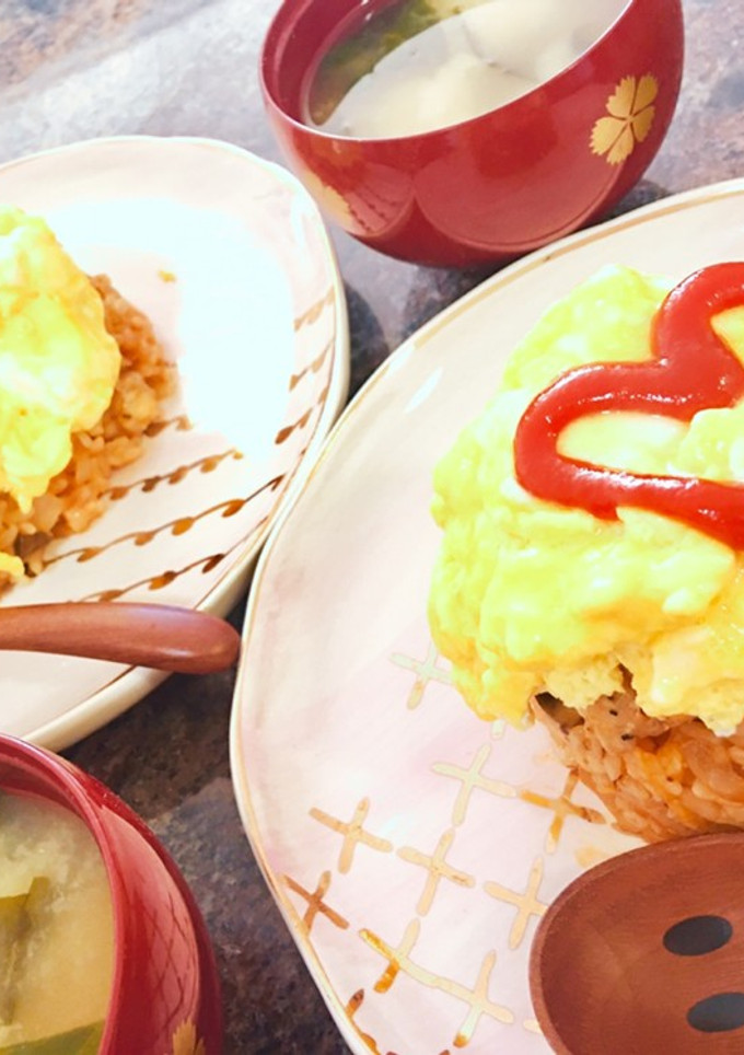 皆大好き！ふわふわたまごのオムライス＊-レシピのメイン写真