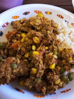 レンジでキーマカレー-レシピのメイン写真