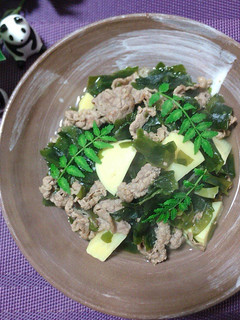 牛肉たっぷり*御馳走たけのこの若竹煮-レシピのメイン写真