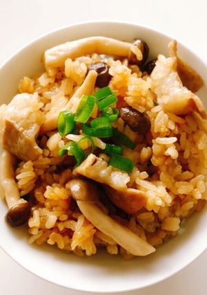 焼き肉のたれだけ♪ホルモン炊き込みご飯-レシピのメイン写真