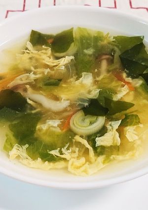 ホタテだしのとろみ野菜スープ-レシピのメイン写真