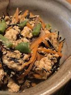 ひじきの炒り豆腐 -レシピのメイン写真