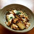 鯛と大葉のオリーブオイル炒め