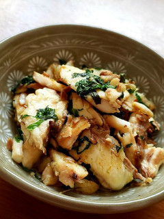 鯛と大葉のオリーブオイル炒め-レシピのメイン写真