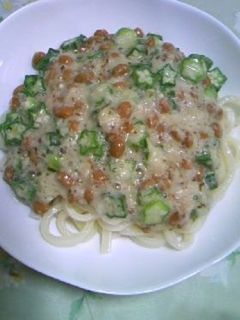 すごい粘力♥ ネバネバうどん♥-レシピのメイン写真