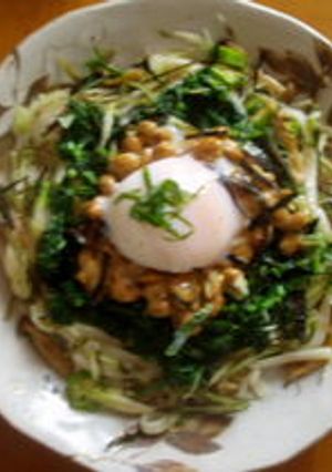 ヘルシー！ノンオイル！夏のねばねば麺！-レシピのメイン写真