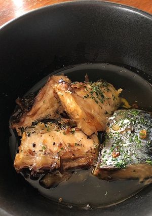 鯖アヒージョ-レシピのメイン写真