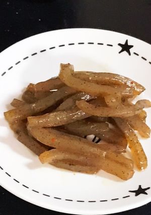 こんにゃくのピリ辛炒め-レシピのメイン写真