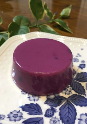 紫芋の洋風水ようかん-レシピのメイン写真