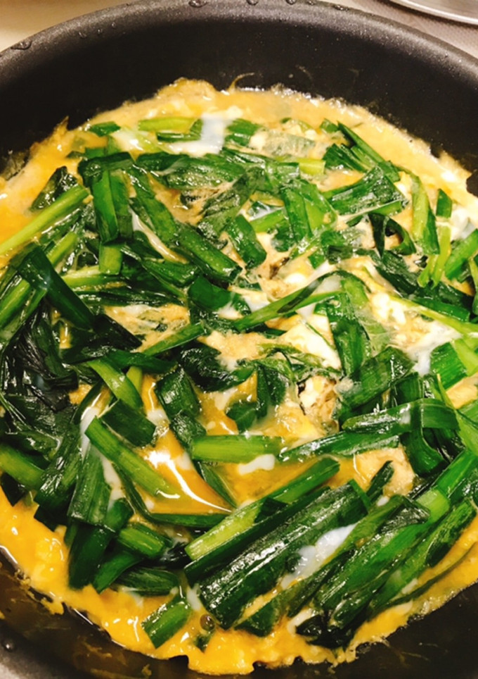ニラの卵とじ-レシピのメイン写真