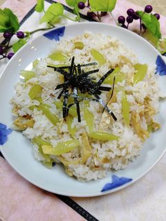 ふきと油揚げの混ぜ寿司-レシピのメイン写真