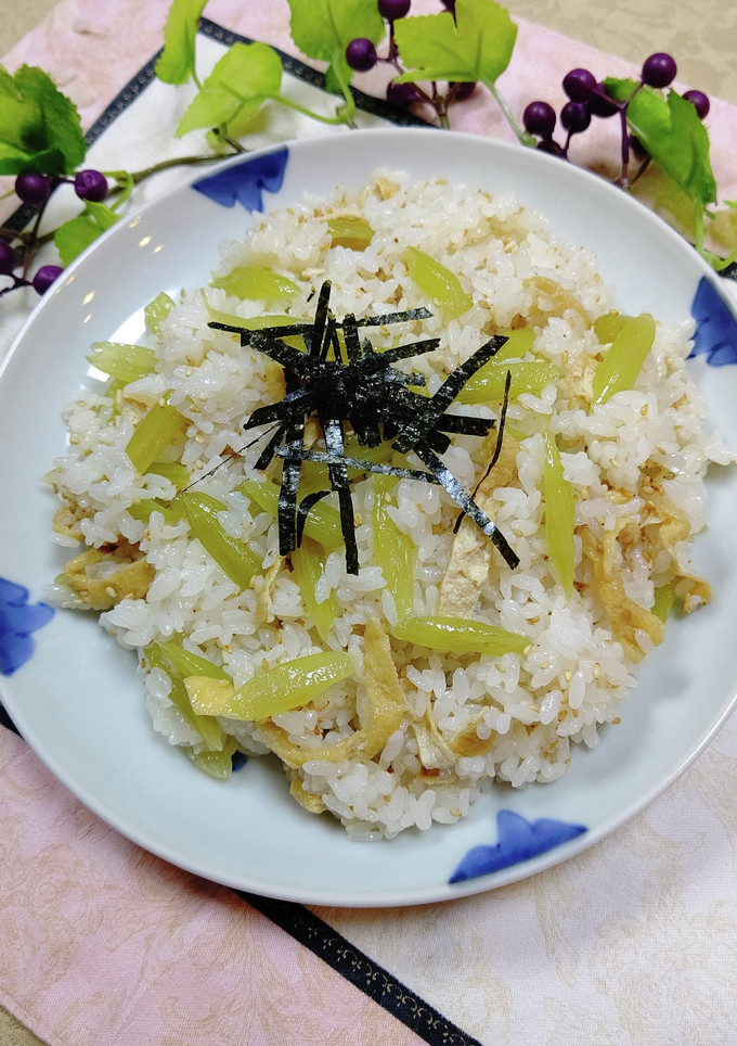 ふきと油揚げの混ぜ寿司-レシピのメイン写真