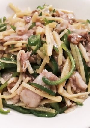 ★調味料一括で簡単★定番青椒肉絲-レシピのメイン写真