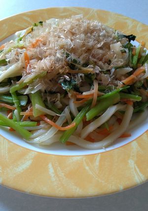 野菜たっぷり焼きチャンポンうどん-レシピのメイン写真