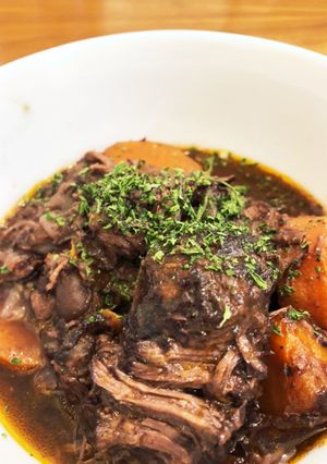 牛スネ肉赤ワイン煮込み-レシピのメイン写真
